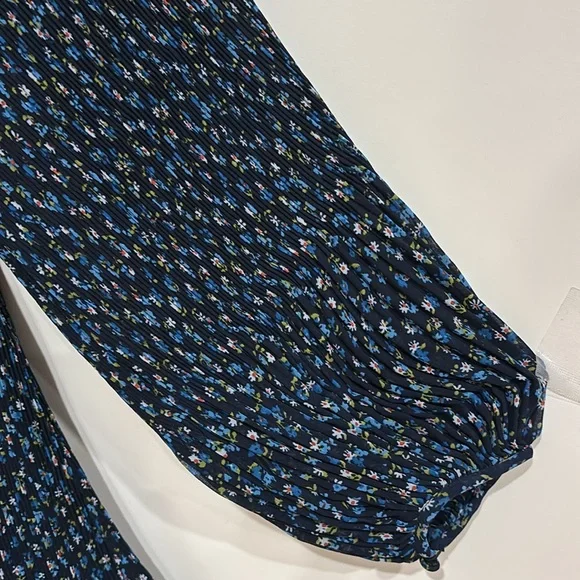 Madewell Plisse Dress. Size L. - Picture 5 of 10